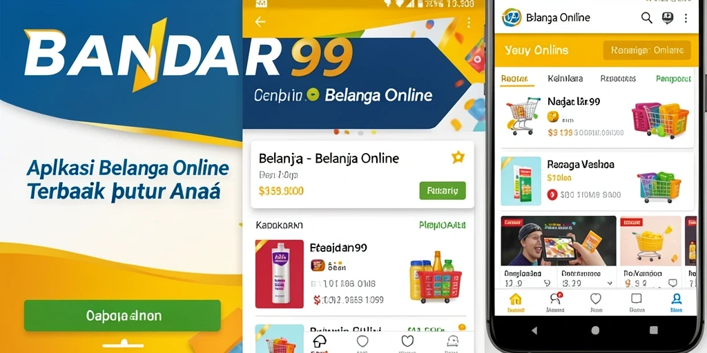 Tampilan antarmuka aplikasi BANDAR99 yang user-friendly dan menarik.