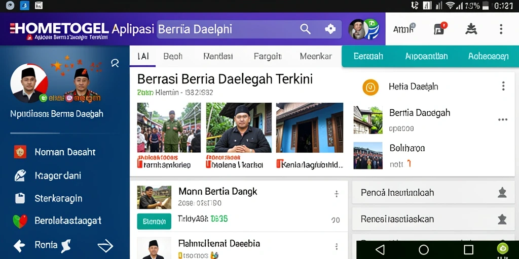 Tampilan antarmuka HOMETOGEL yang menarik dan fungsional.