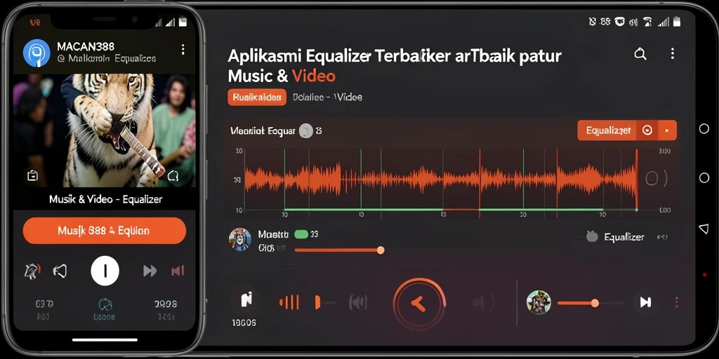 Tampilan antarmuka aplikasi Equalizer yang intuitif dan menarik.