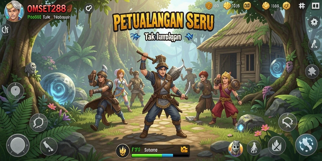 Tampilan antarmuka menarik dalam <strong>OMSET288</strong>, penuh warna dan detail.