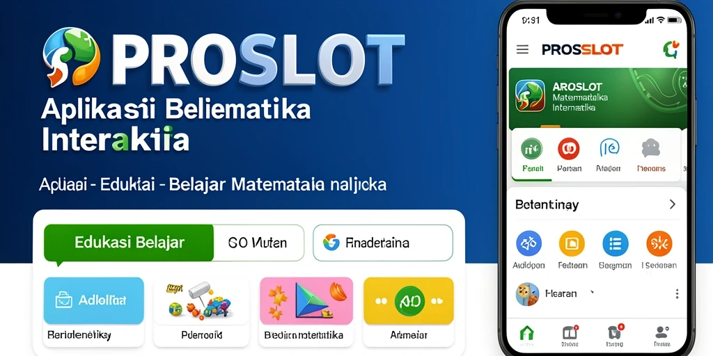 Antarmuka interaktif PROSLOT yang memudahkan belajar matematika.